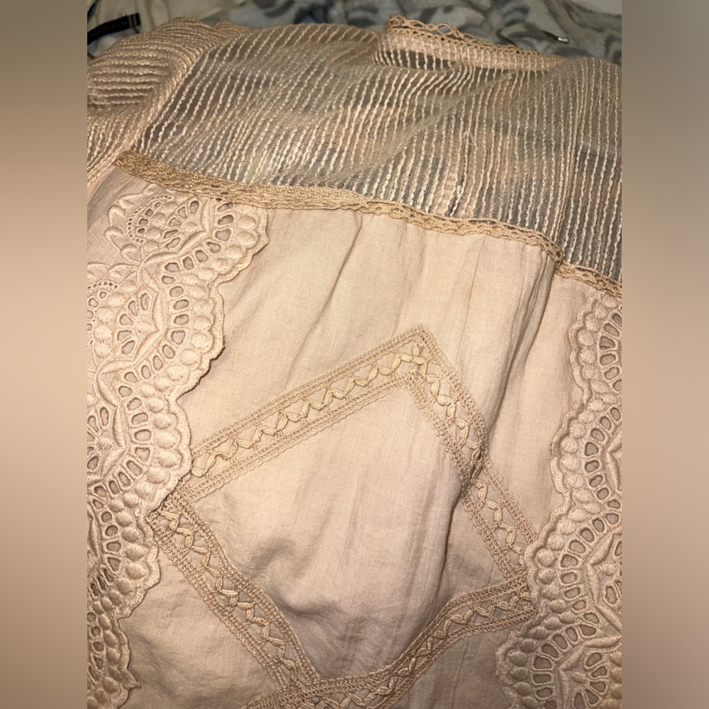 Mauve pink/tan/nude tularosa dress